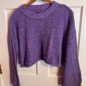 Wild Fable Purple Crew Neck Sweater